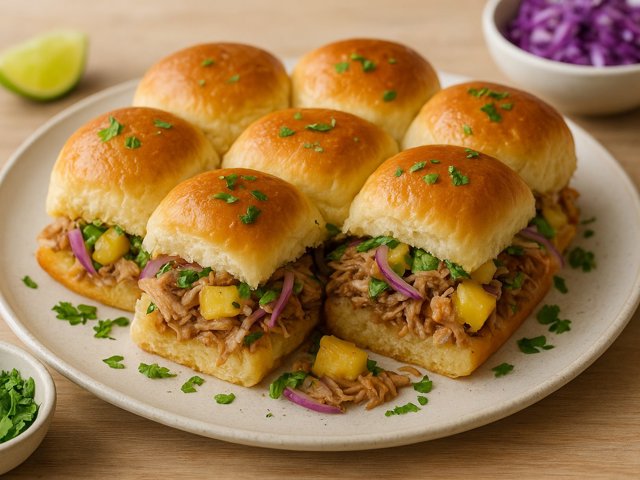 Hawaiian Pork Pull-Apart Rolls