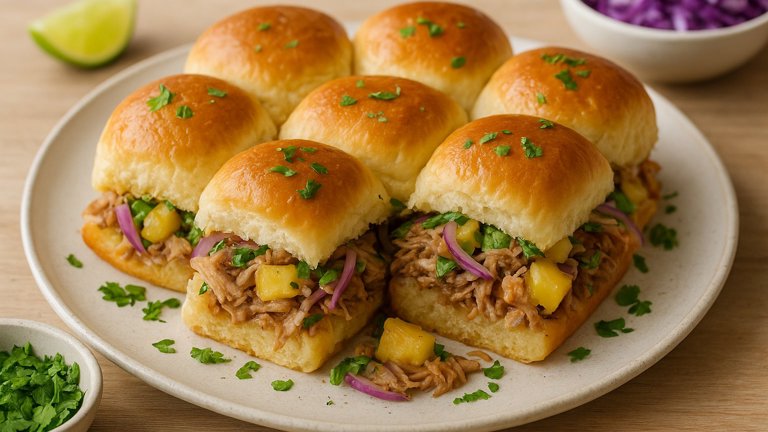 Hawaiian Pork Pull-Apart Rolls