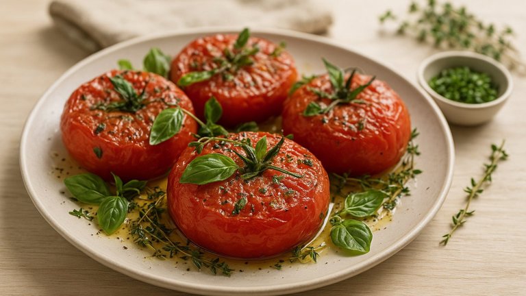 HERB-ROASTED COR DE BOU TOMATOES