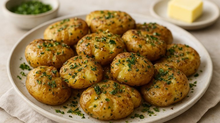 Herb-Roasted Smasher Potatoes