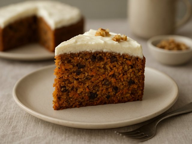 High-Altitude Carrot Cake