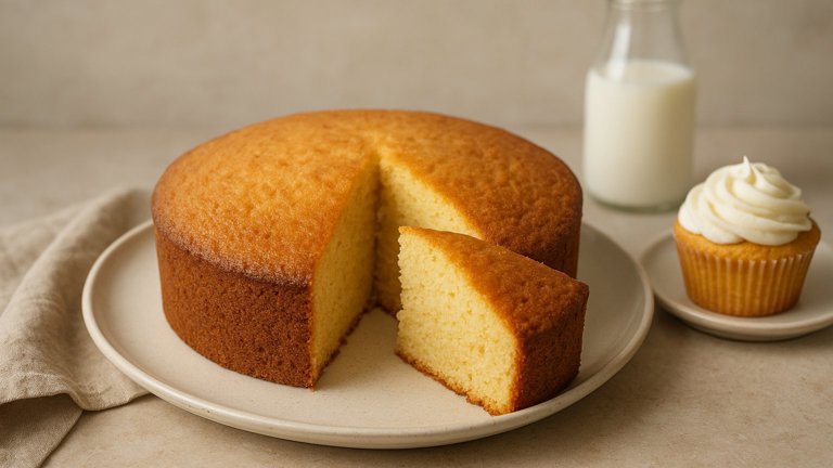 High-Altitude Classic 1-2-3-4 Cake (Or Cupcakes)
