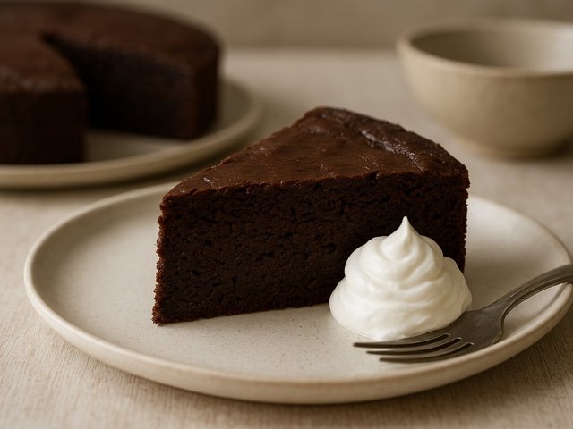High-Altitude Fudge Cake