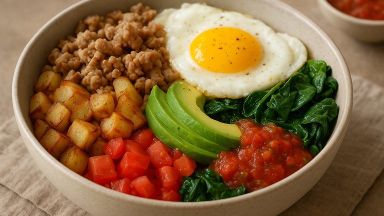 High-Protein Breakfast Burrito Bowl