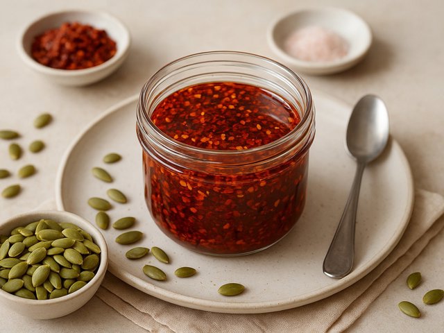 Homemade Chile OIL