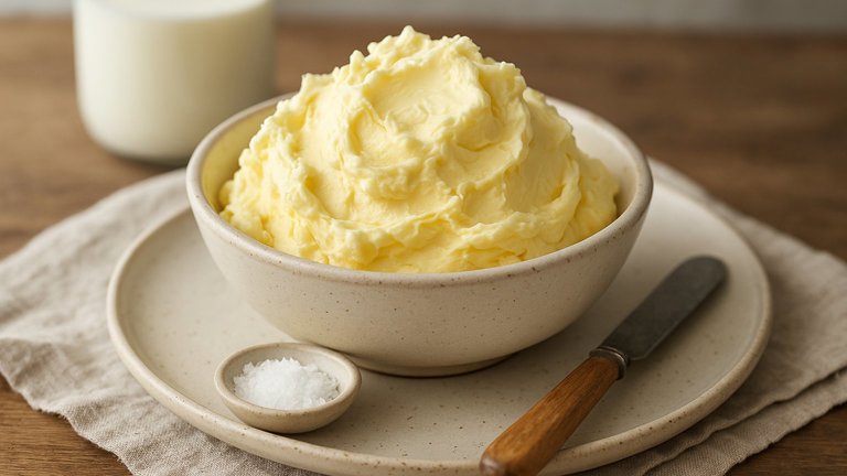 Homemade Sweet Cream Butter