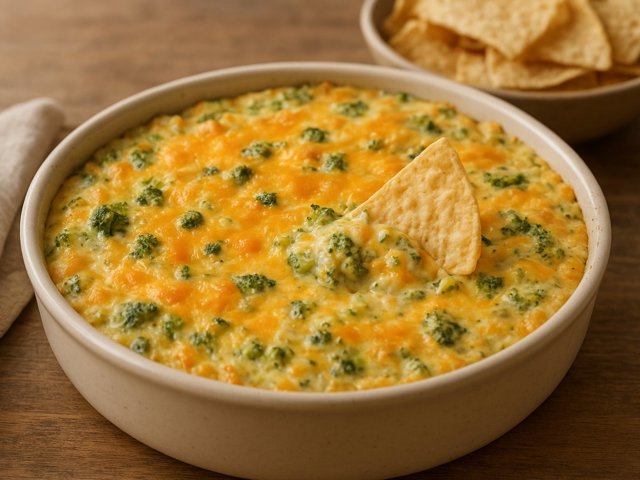 Hot Broccoli Cheese Dip