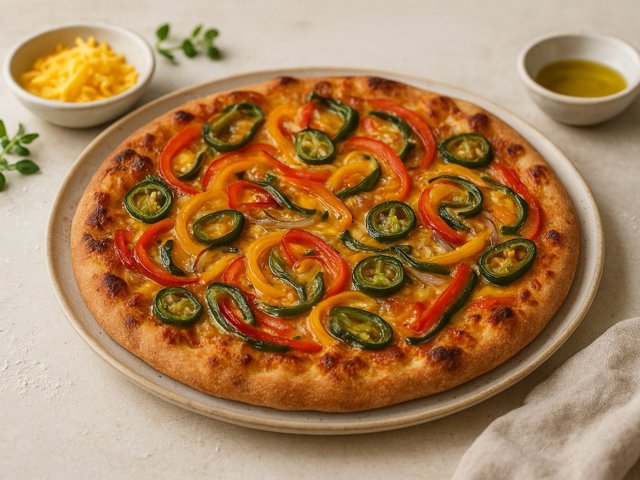Hot Pepper & Onion Pizza