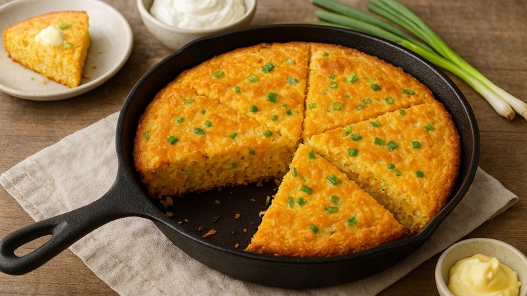 HOT Skillet CORN Bread
