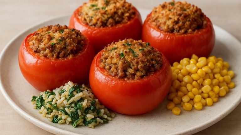Hot Stuffed Tomatoes
