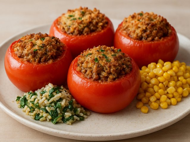 Hot Stuffed Tomatoes