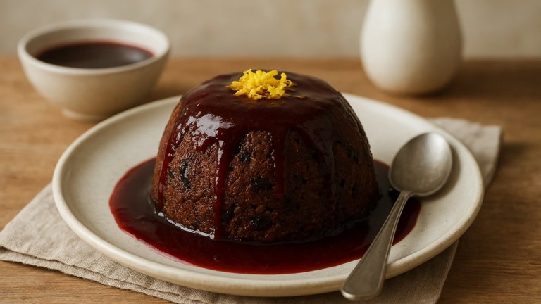 Hot Wine Or Plum Pudding Sauce