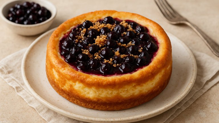 HUCKLEBERRY CHEESECAKE