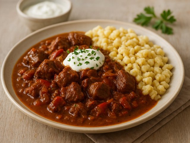 Hungarian Goulash (Pörkölt)