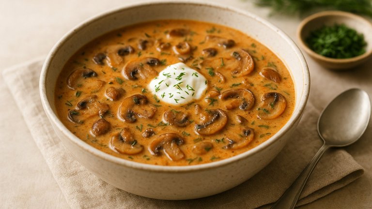 Hungarian Mushroom Soup