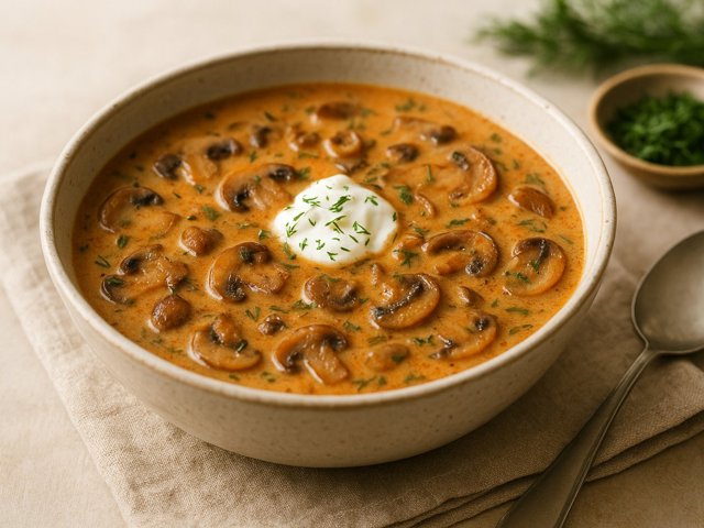 Hungarian Mushroom Soup