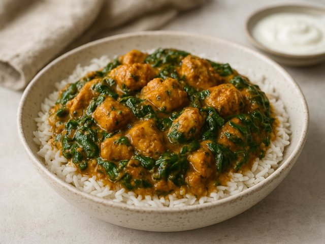 Indian Chicken & Spinach Curry
