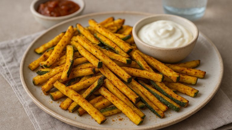 Indian Courgette Fries