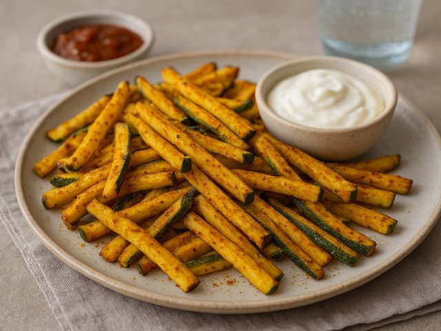 Indian Courgette Fries