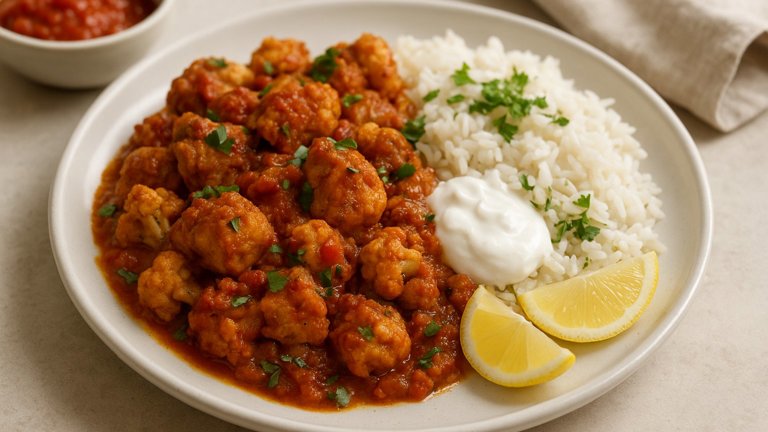 Indian Spiced Chicken & Cauliflower