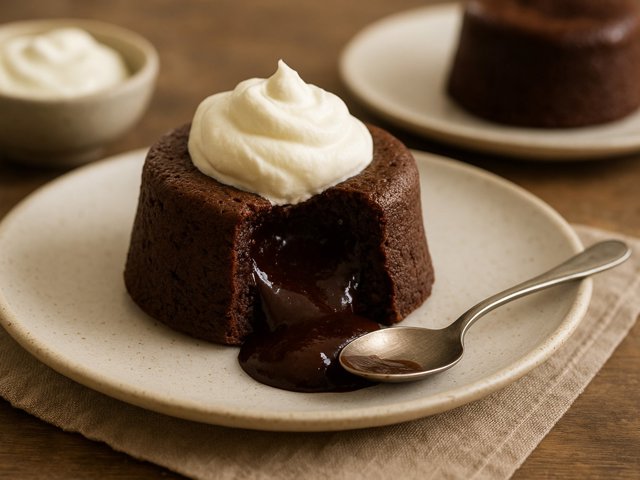 Individual Molten Chocolate Cakes