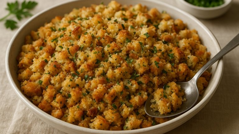 Italian Bread Crumb Stuffing