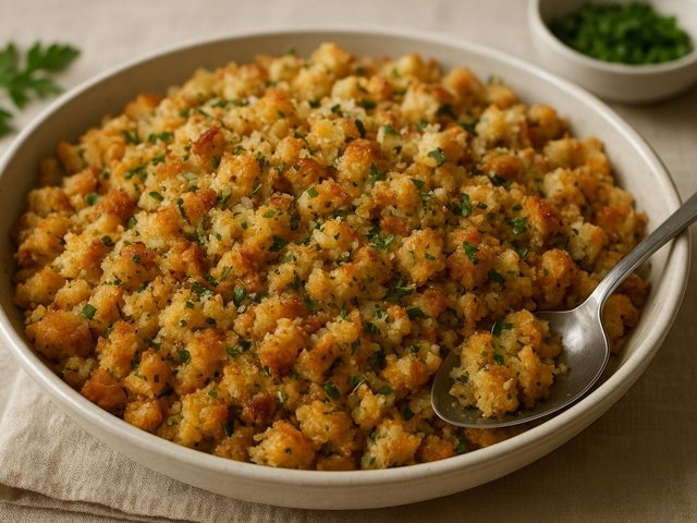 Italian Bread Crumb Stuffing