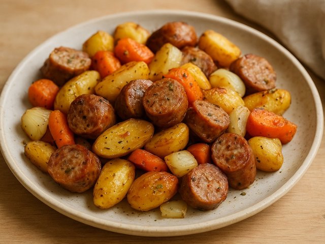 Italian Sausage &Amp; Roasted Vegetables