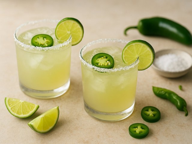 Jalapeño-Lime Margaritas