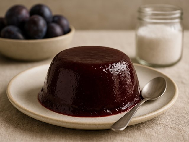 Jellied Damson Sauce (Damson “Cheese”)