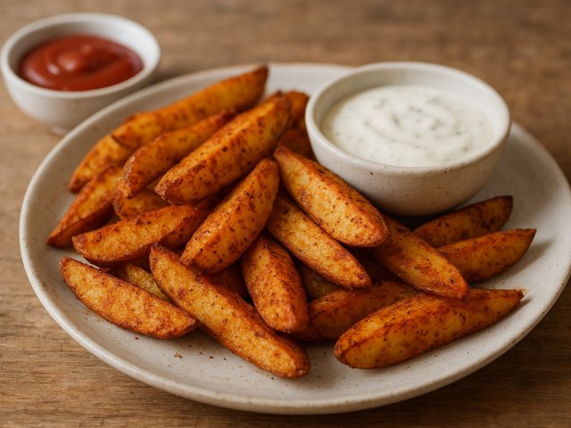 Jojos (Fried Potato Wedges)