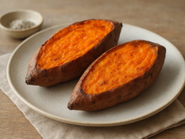 Just A Roasted Sweet Potato