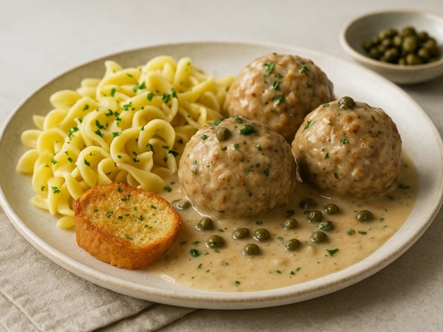 Königsberger Klops (German Meatballs)