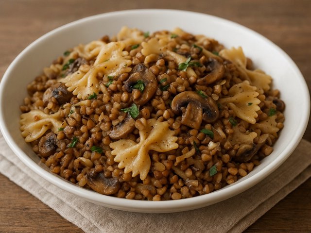 Kasha Varnishkes (Bow-Ties WITH Kasha)
