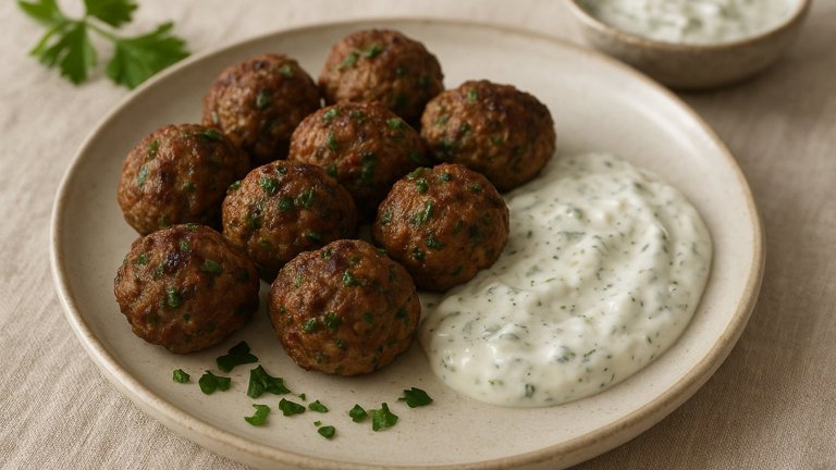 Keftedes (Greek Meatballs)