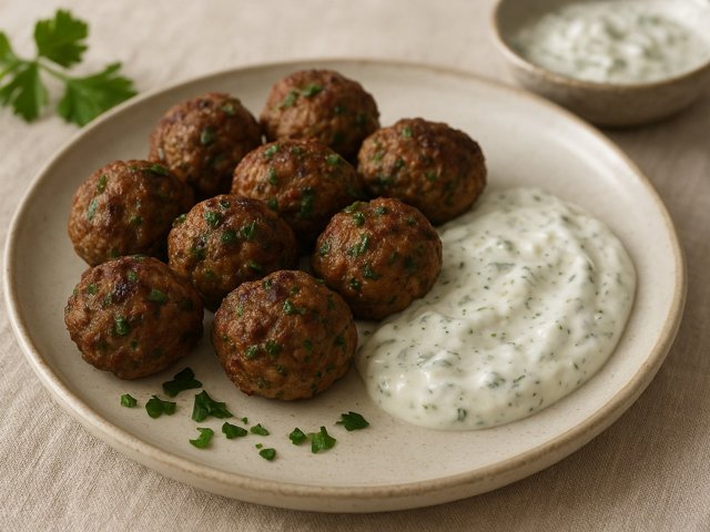 Keftedes (Greek Meatballs)