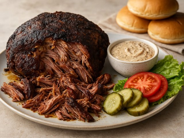 Kentucky-Style Smoked Mutton Shoulder