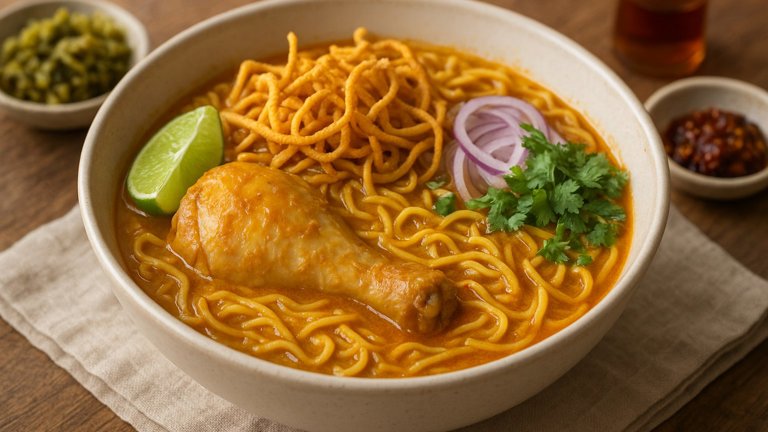 Khao Soi Gai (Thai Chicken Curry Noodles)