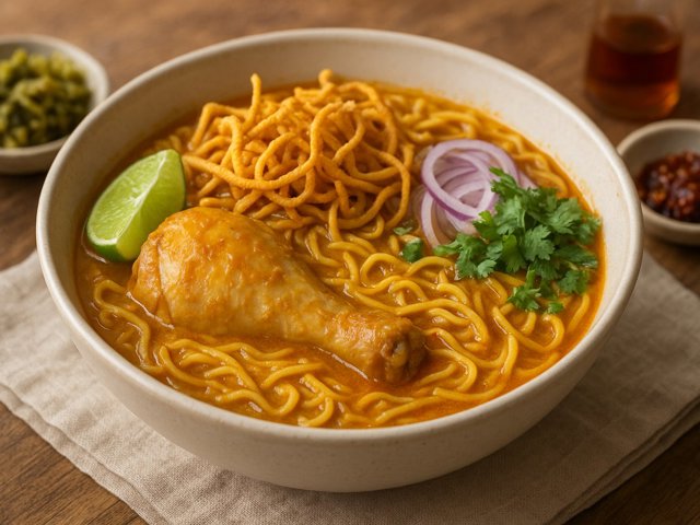 Khao Soi Gai (Thai Chicken Curry Noodles)