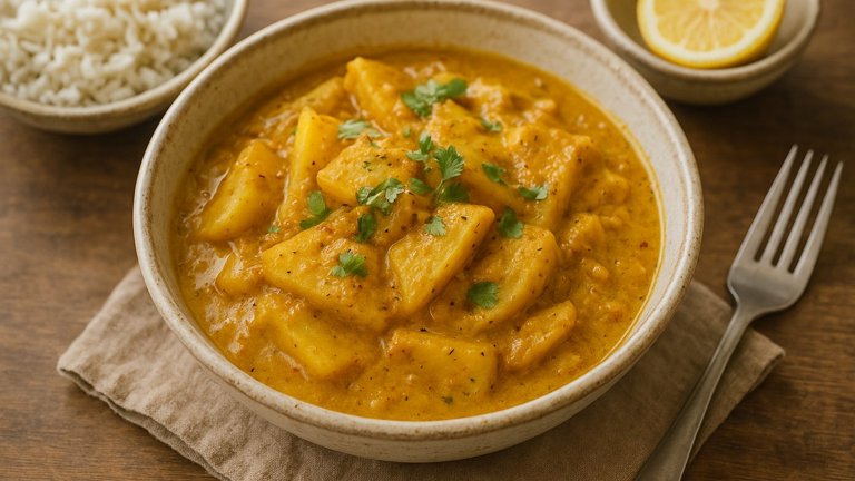 Kohlrabi AND Ginger Curry