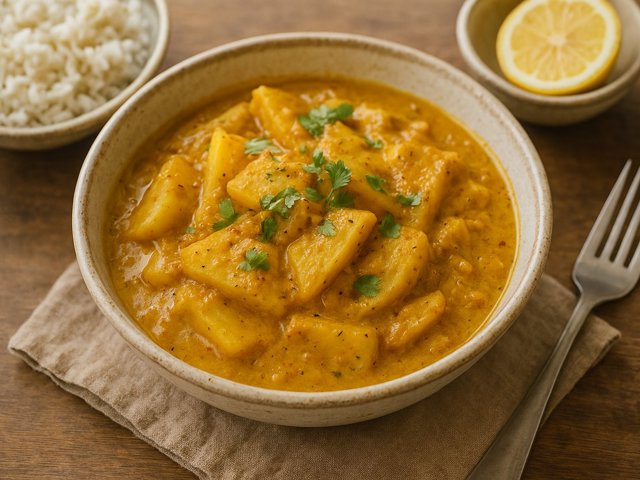 Kohlrabi AND Ginger Curry