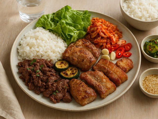 Korean BBQ Shichirin — Complete Dinner For Two