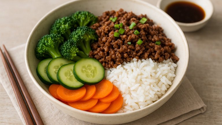 Korean-Style Lean Beef Rice Bowl