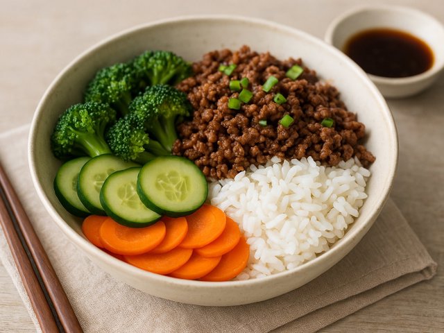 Korean-Style Lean Beef Rice Bowl