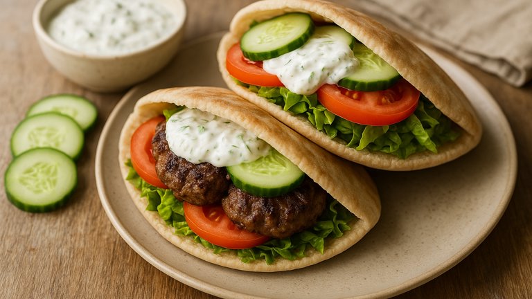 Lamb Pita Sandwiches for One3