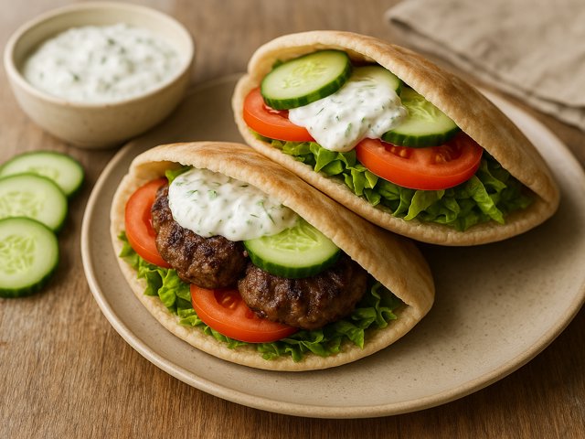 Lamb Pita Sandwiches for One3