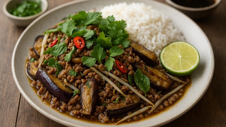 LAO LAP AUBERGINES & PORK