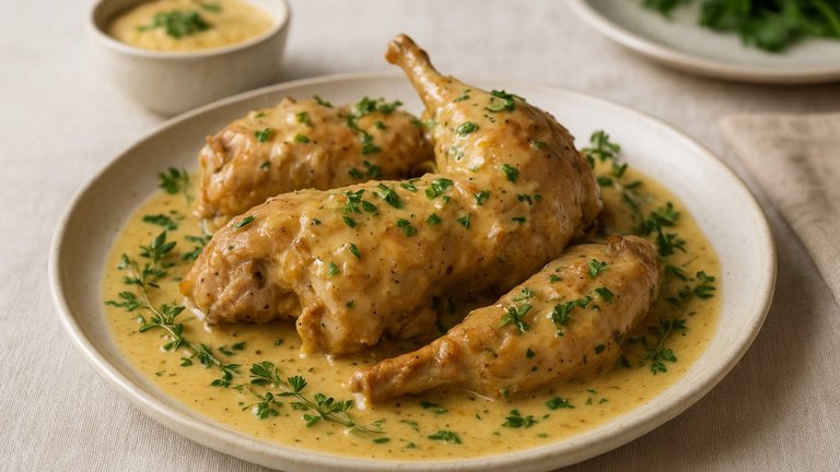 Lapin à la Moutarde (Rabbit With Mustard)
