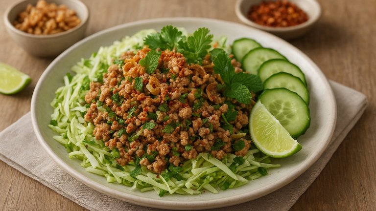 Larb (Thai Minced Pork Salad)