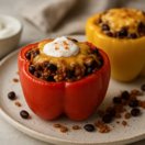 Lean Beef Burrito Stuffed Peppers thumbnail